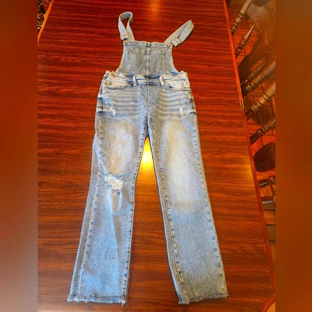 Petra 153 Blue Denim Overalls Size Large
